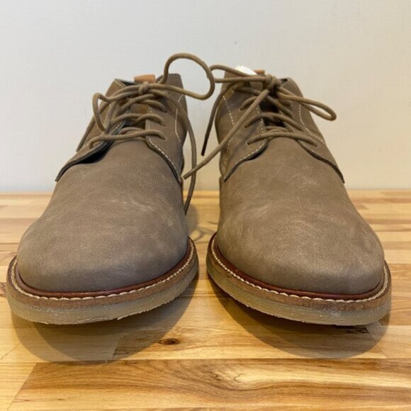 Dr Sholl’s Mens Size 10 M neutral tan Leather Chukka Boots With Lace-Up Closure - Picture 4 of 13